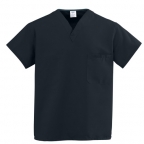 Black V-Neck Scrub Top (Unisex) - no logo required